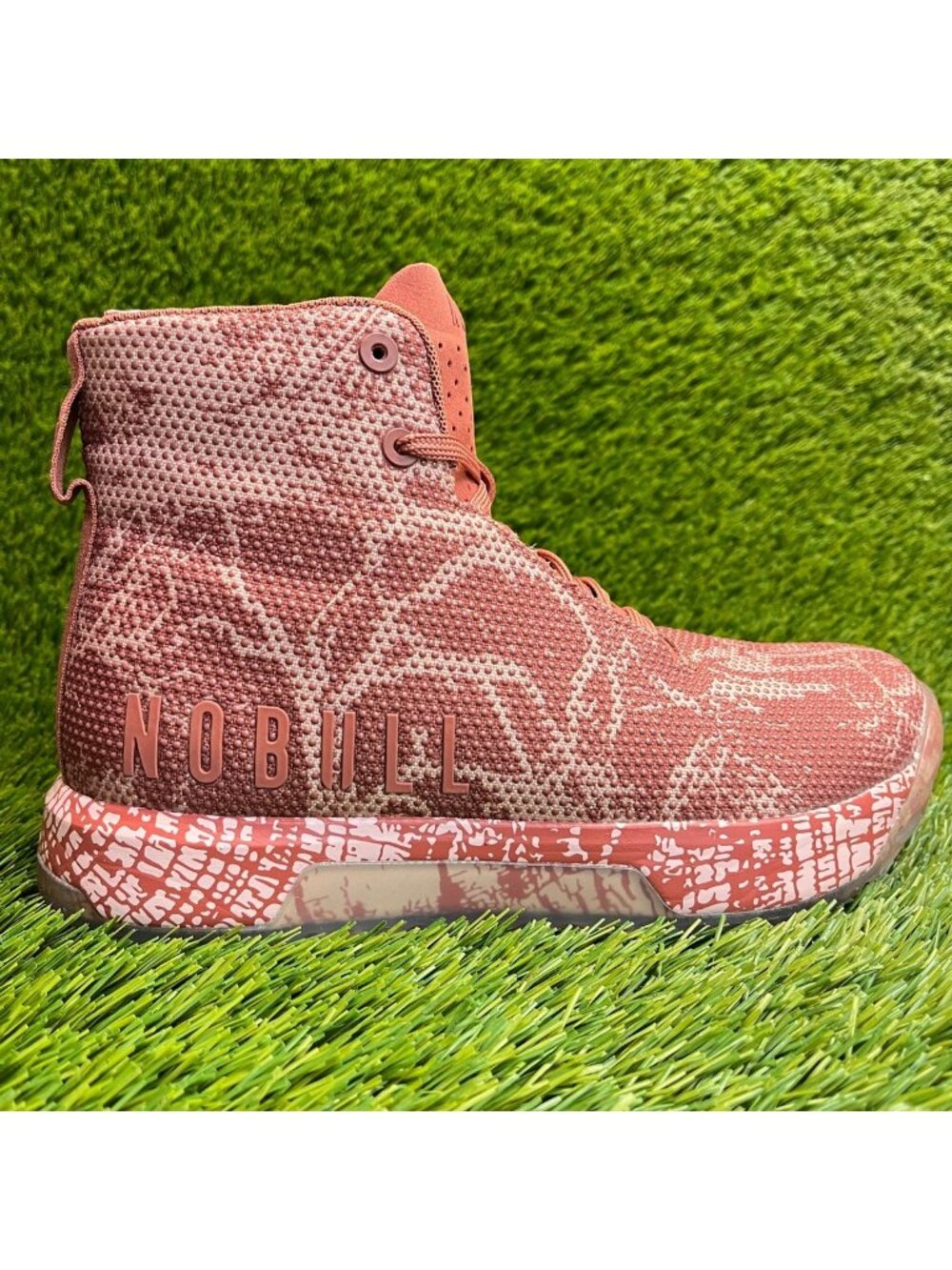 Nobull Outwork High-Top Womens Size 8 Pink Running Cross Training Shoes Sneakers